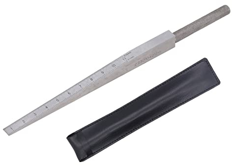 Galga de espesores de cuña de soldadura | 0,5-11 mm grabadas - Básculas calibradas | Herramienta de medición de orificios de acero inoxidable para