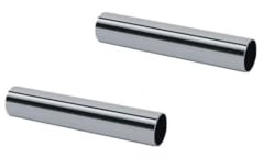 BrassCraft 8489 CD 3.5X1/2 Chr Cover Tube, 1 Count (Pack of 2), Brown/A