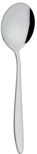 Grunwerg Balmoral Soup Spoons, 18/10 Stainless Steel, Set of 12