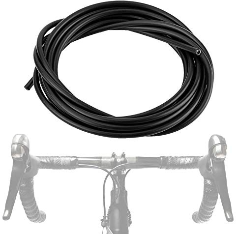 Cykelskiftningssladd, 4 mm cykelväxlare kabelhus universell broms skiftningslinje ersättning för vägcykel mountainbike (svart)