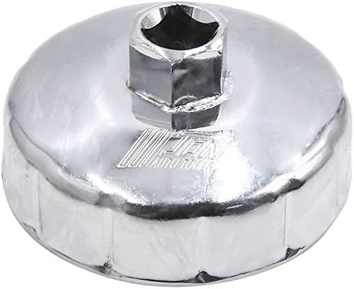 XYWHPGV Stahl 76mm 12 Flöten Auto Ölfilterkappe Schraubenschlüssel Sockelgehäuse Entferner Werkzeug(9a637 482f1 5eca2 91ca3 83bd3 9399e