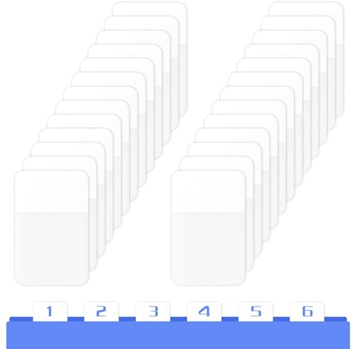 400 Pcs Sticky Index Tabs, Repositionable and Writable Book Sticky Tabs Page Markers for Notebooks, White, 1.6 x 1 Inch