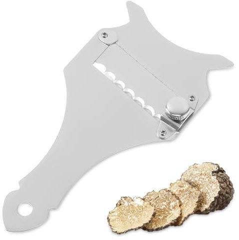 Trüffelhobel, Trüffelreibe, Profi Trüffelhobel, Edelstahl Verstellbarer Gourmethobel, Professioneller Trüffelschneider, Edelstahl Trüffel Käsehobel, Käsemesser, Einstellbare Klinge Schokoladenrasierer
