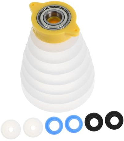 Mikikit 1 Satz Hammerabdeckung Bohrmaschinen Elektrobohrmaschine Bohrmaschinenzubehör Bohrabdeckung Auffangschale Silikon Bohrkollektor Bohrkollektor Weiß