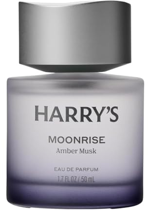 Harry's Moonrise Men's Cologne - Amber Musk Scent - 1.7 fl oz - Notes of Saffron Flower, Iris & Dry Musk - Long-Lasting Eau de Parfum Men's Fragrance