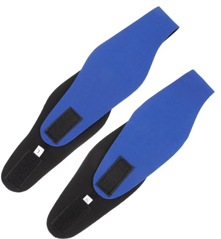 POPETPOP 2pezzi Fascia da Nuoto in Neoprene per Ragazzo Ragazza e Adulti Copriorecchie per Bagno e Doccia Fascia Sportiva Traspirante per Yoga e Fitness
