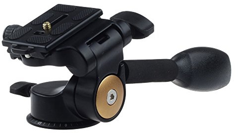ZCTL 360° metallkamerastativ kulhuvud kulhuvud kraftig med snabbutlösningsplatta 1/4 tum 3/8 tum skruv max. belastning 20 kg för Canon Nikon Sony och mer DSLR-kamera-videokamera stativ och monopods
