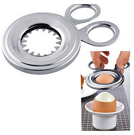 Coversolate Eieröffner/Eierschneider/Eierköpfer/Egg Eierteiler Edelstahl (Sliver)