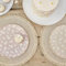 Ginger Ray Printed Daisy Flowers Paper Plates Party Tableware 8 Pack, Pastel