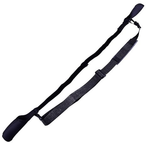 Veluxora Rutenschutz, Angelruten-schutzabdeckung, Rutentasche,Verstellbarer Neopren Rutenschutz, für Ruten 59cm bis 140 cm (Mit Schultergurten, 1)