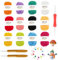 Liameph 25 PCS Knitting Kit,Knitting Kits for Beginners Adults,Coloured Knitting Starter Kit for Adults,Dishcloth Knitting Kit,12 Colours Yarn & 2 Bamboo Knitting Needles,for Handcrafts Arts