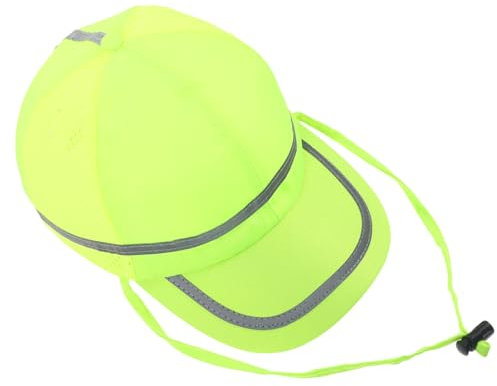 Angoily Casco De Seguridad Reflectante para Hombre Bandas Reflectantes para Trabajo Bloqueador Solar y Visera Parasol para Deportes Al Aire