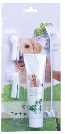 Detergente per denti per cani, dentifricio sano e delicato per gatti, spazzolino da denti per animali domestici, forniture per la salute degli animali domestici, cura dei denti del gatto per il