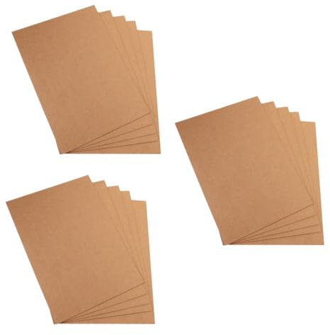 VILLCASE 5er-packung Papierplatten Kartonblätter Dickes Zeichenpapier Für Acryl-aquarell-skizzen