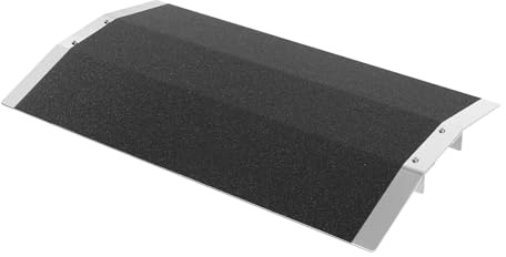 Rampa per sedia a rotelle, 70 x 40 cm, pieghevole, con capacità di carico di 300 kg, per scooter di mobilità, rampa per sedie a rotelle, gradini di casa, Trep