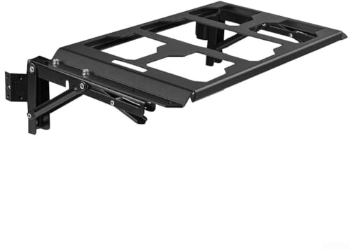 Eawfgtuw Support d'extension pliable pour boîte à outils – Capacité de charge de 40 kg Support en métal avec support plat stable pour une construction en aluminium épais en acier,
