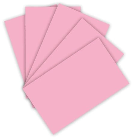 Folia 6326 - Carta Colorata da 130 g/m², Colore Rosa, DIN A3, 50 Fogli, Come Base per numerosi lavori di bricolage