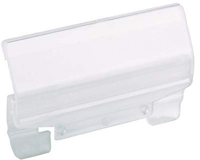 Leitz 61160003 Vollsichtreiter für ALPHA Hängeregistratur 60 mm, 4-zeilig, Kunststoff, transparent, 50 Stück