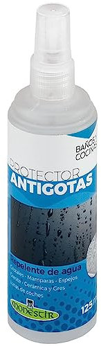 MONESTIR Protector ANTIGOTAS Repelente de Agua Cristales, mamparas, Espejos (125 ML)