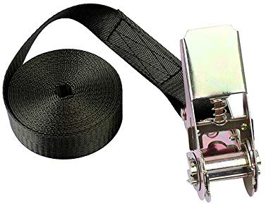 tooloflife 1-10 m spärrhake knytband med metallspänne 6 färger kraftiga spänningsbälte spärrremmar 842 kg röd/gul/blå/armégrön/svart/grå