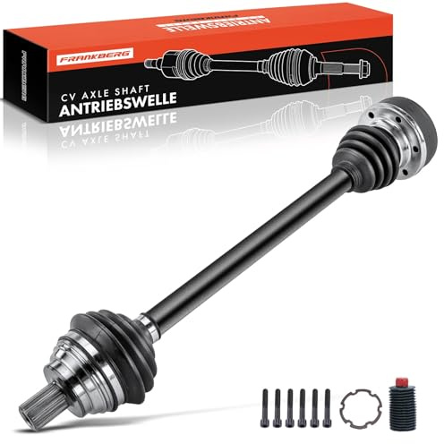 Frankberg Albero di trasmissione Albero dell'asse Cambio manuale Asse Anteriore Sinistra Compatibile con A3 Cabriolet 8V7 8VE Altea 5P1 Golf V 1K1 Replace# 1K0407451X