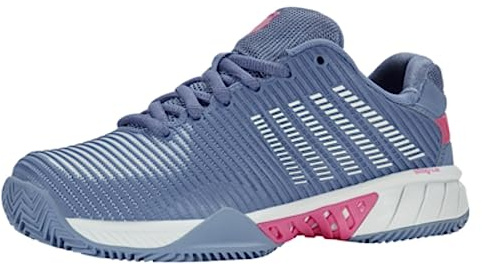 K-Swiss Hypercourt Express 2, Scarpa da Tennis Donna, Infinity Blue Blush Carmine Rose, 39 EU