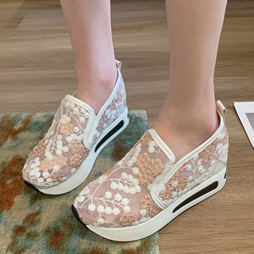 Sandals Women Dressy Summer,Womens Closed Toe Sandals,Comfortable Wedges Sandals Outdoor Walking Roman Shoes Flat Sandals,Wedge Espadrilles Casual Ankle Strap Platform Sandals Beach Travel