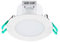 SYLVANIA Integriertes LED-Einbaustrahler, IP65, 6 W, stimmbar, CCT 2700/3000/4000 K, 100 Grad, Weiß