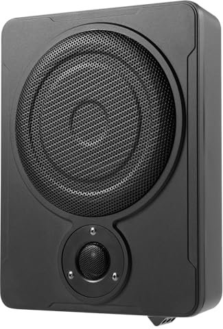 Subwoofer, 200 W undersäte aktiv subwoofer, High Power Pure Bass undersits-effektförstärkare högtalare för personbilar och husbilar