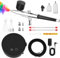 Kit de Aerógrafo con Compresor, Pistola de Aire Ajustable 28/35/46 PSI, Boquillas 0.2/0.3/0.5 mm, para Arte de Uñas, Maquillaje Facial, Decoración de Pasteles, Tatuajes Temporales, Modelismo y DIY