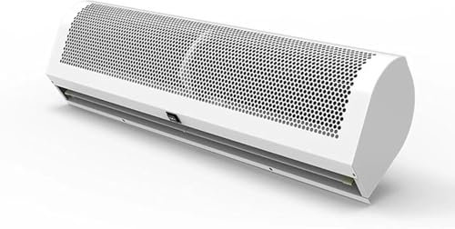 VUIKLCty Commercial Air Curtains Wall-mounted Air Curtain Outdoor High Air Volume Air Curtain Remote Control Adjustable Wind Direction 90/120cm Ceiling Air Curtains Coolers(90CM)