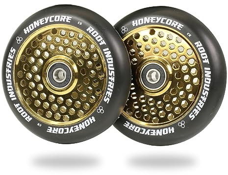 Root Honeycore Scooter-Räder Gold 110mm