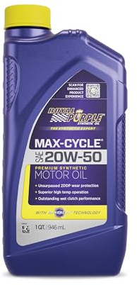 ROYAL PURPLE 01316 MAX CYCLE SAE 20