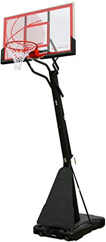 Bee-Ball ZY-021 Optimum Basketball Hoop and Stand, Full NBA Official Adjustable Size 10ft Basketball Hoop, Heavy Duty Breakaway Ring and Rebound System (3.06m)