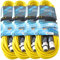 keepdrum MC-001XX YW Mikrofonkabel Gelb XLR Female/XLR Male 10m 4 Stück