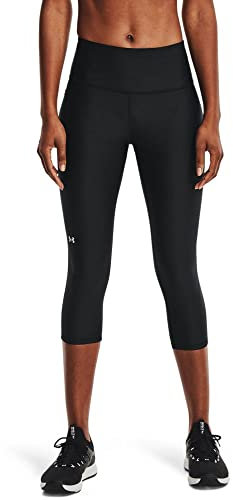 Under Armour Damen HG Armour Hi Capri NS, leichte 3/4 Sporthose, atmungsaktive Damen Sport Leggings