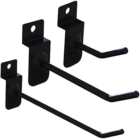 Uonlytech Adjustable Hooks 3 Pack Perforated Wall Hooks Pegboard Hook for Display Shelf Sturdy Hanging Hook for Organized Space