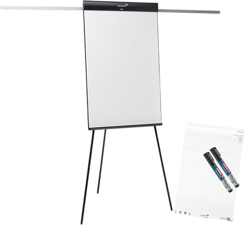 Legamaster SKETCH PRO Flipchart-Stativ, magnetisch, höhenverstellbar, mit Seitenarmen und Zubehör