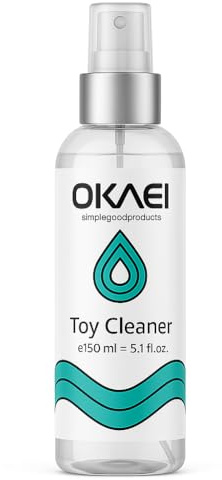 OKAEI Toy Cleaner – Spray hygiénique pour sextoys au parfum naturel d’agrumes (D-Limonène) – Nettoyage doux & sûr – Sans alcool & respectueux de la peau – Fabriqué aux Pays-Bas – 150 ml