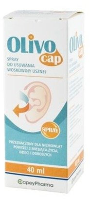 Olivocap natürliches Ohrenschmalz-Spray zum Lösen und Entfernen, 40 ml