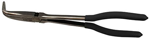 ION TOOL 11” Angled Long Needle Nose Pliers – 90 Degree Bent Nose Pliers