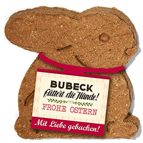 Bubeck | Hundekekse | 10 - XXL - Osterhase | gebackener Hundekuchen mit Rind & Geflügel