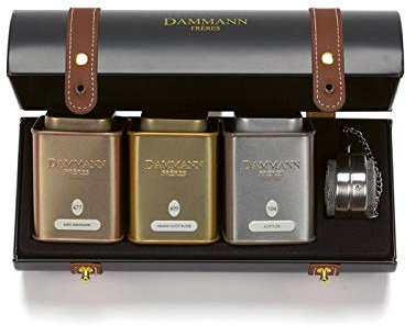 Dammann coffret cadeau de thé Merveilleux avec une boule infuseur, 90g - Dammann Frères