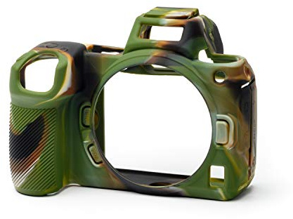 easyCover - Silikon Kameratasche - Schutz für Ihre Kamera - Nikon Z5/Z6 II/Z7 II - Camouflage