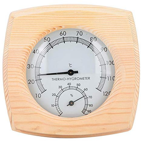 Thermomètre et Hygromètre de sauna, hygromètre numérique de salle de sauna thermomètre d'intérieur jauge d'humidité,Thermomètre hygromètre de sauna pour salle de bain de sueur Fiable et précis