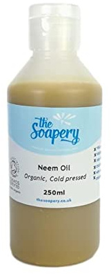Neem Oil Organic 250ml - Cold Pressed, Raw, Pure, Virgin, Unrefined