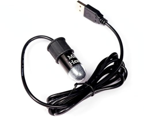 Booso Mini Calefacción de Acuario 10 W Termostato de Calefacción de Tanque de Temperatura Fija Constante 5V/2 Calefacción para Tanques de 1 a 5 L