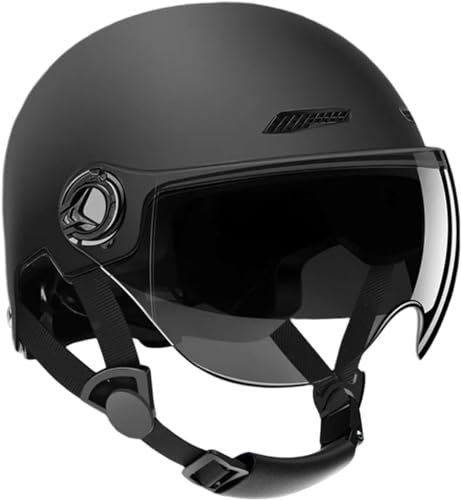 Ailovone Fahrradhelm für Erwachsene Halbhelm Mit Sonnenblende Skaterhelm Herren Damen Atmungsaktiv Sonnenschutzkappe für E-Bike, Mountainbike & Citybike (Schwarz)