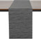 Myir JUN Tischläufer, Tischläufer Modern Tischläufer Abwaschbar Tischläufer Outdoor Wärmeisoliertes PVC für Häuser Restaurants Hotels 30 x 140 cm (Grau Schwarz)