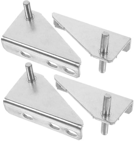 Tofficu 4 Pezzi accessori per frigoriferi sostituzione cerniera frigorifero parti riparare la cerniera della porta del congelatore cerniera del congelatore domestico